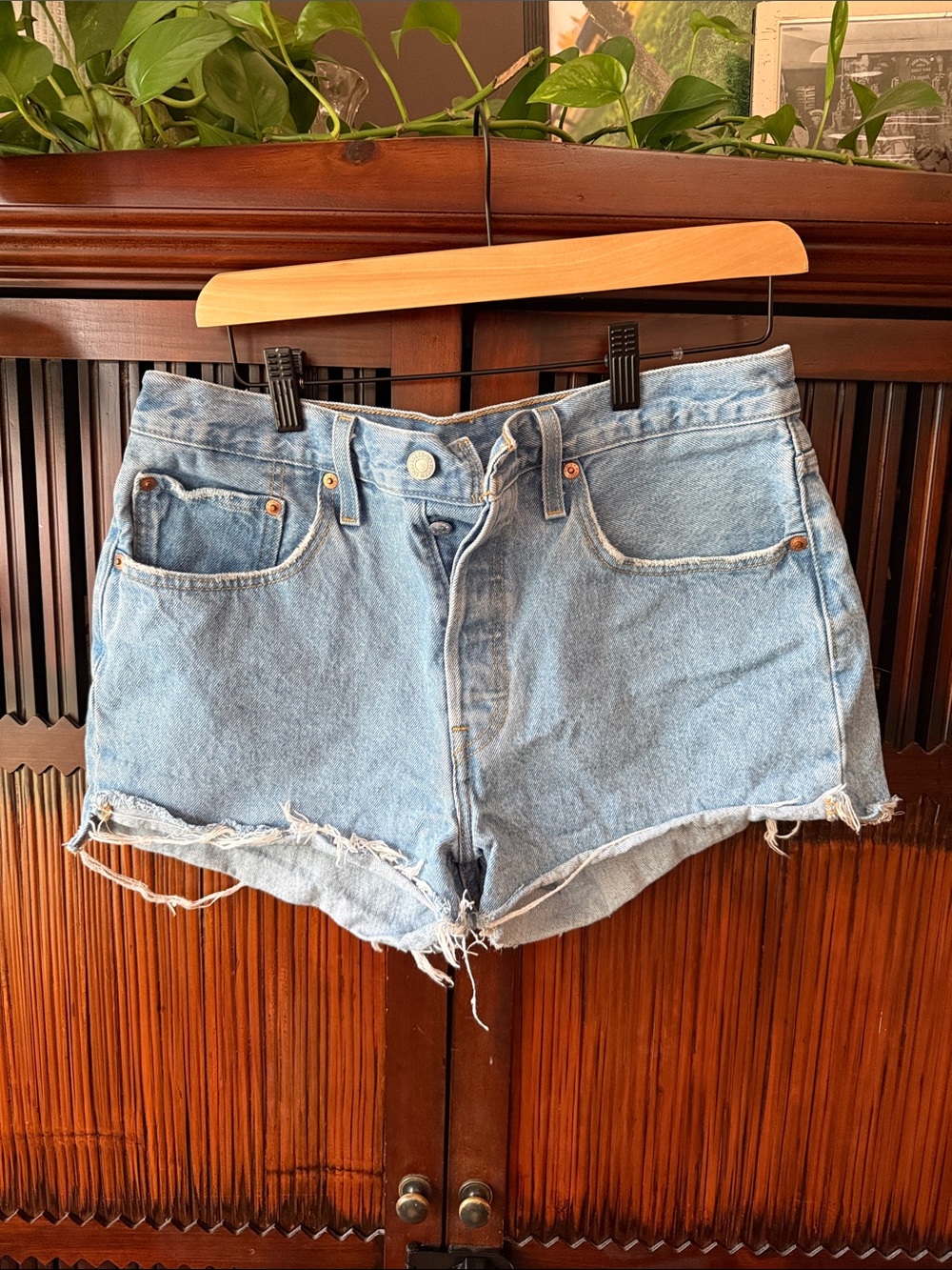 Levi's Light Wash 501 Shorts